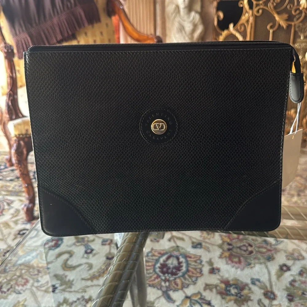 Valentino Garavani unisex NEW with tag Leather 11.5” x 9” x 2”